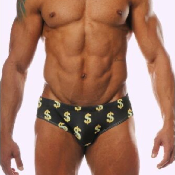 MEN’s JJ Malibu Dollar Sign $ Speedo in size SMALL (28-30) - Picture 7 of 9